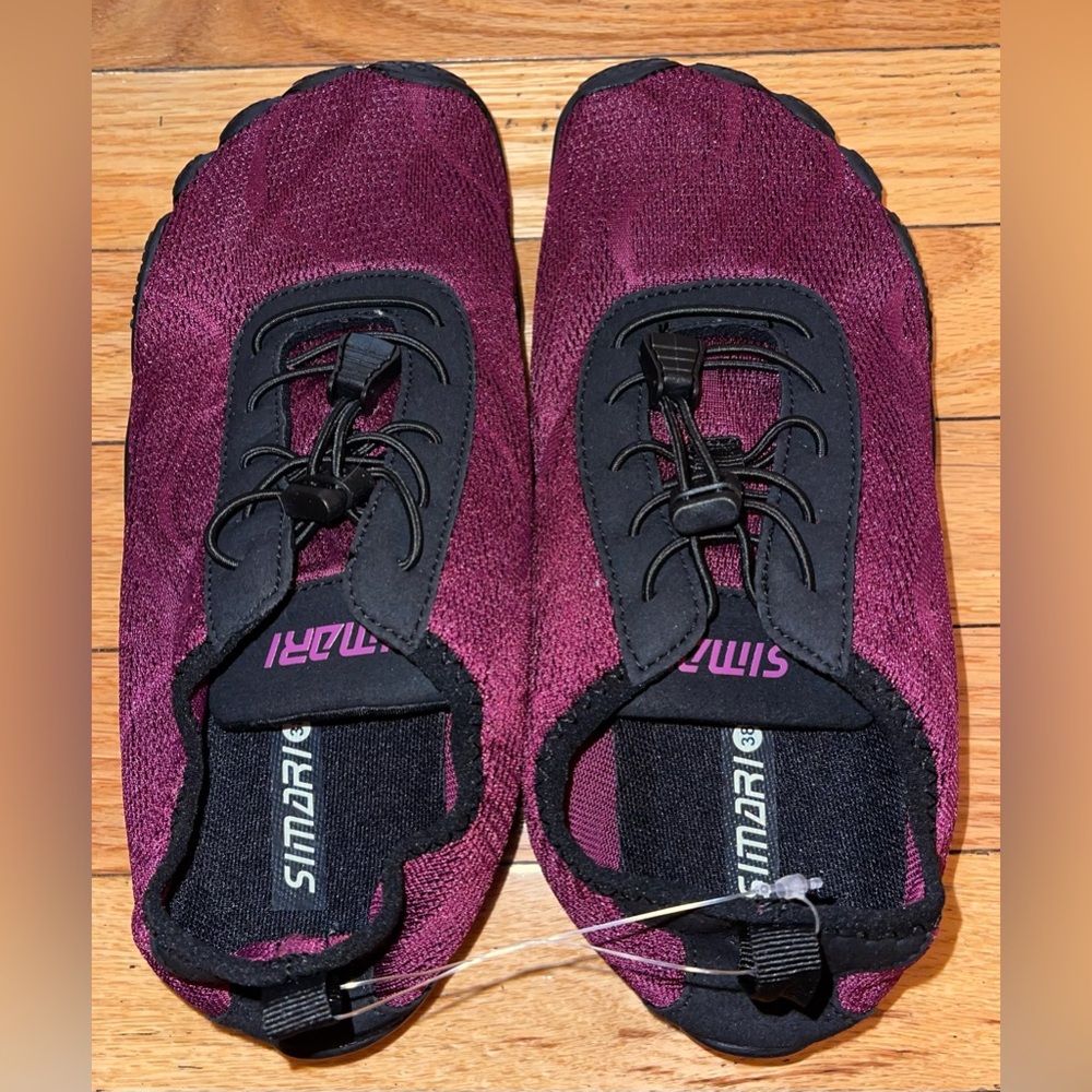 New SIMARI Mens Womens Water Shoes Sports Quick Dry Barefoot Diving Swim 38 8